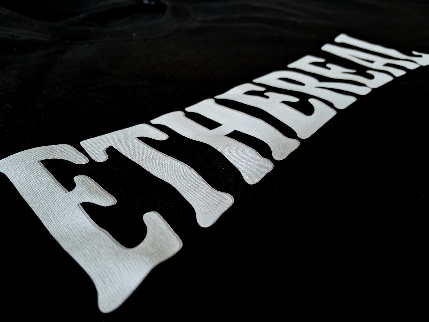 ETHEREAL OVERSIZE BLACK T-SHIRT