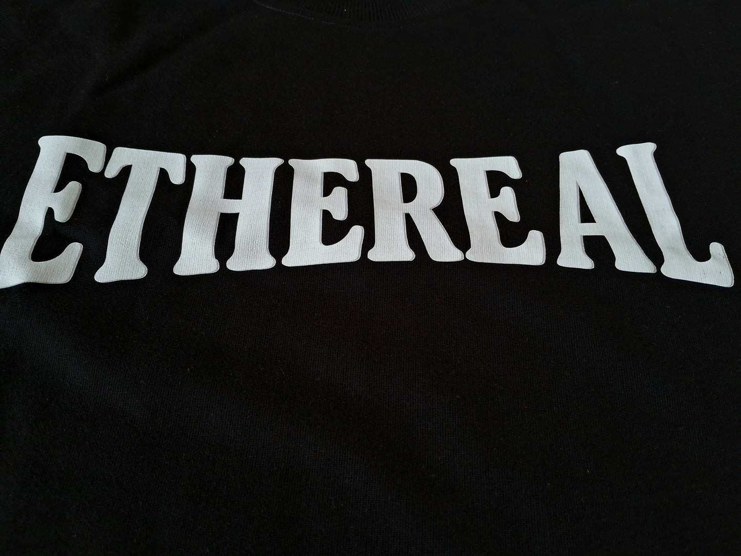ETHEREAL OVERSIZE BLACK T-SHIRT