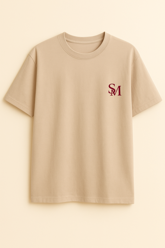 DRAGON OVERSIZE BEIGE T-SHIRT