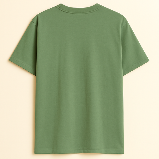 BASIC OVERSIZE PISTA GREEN T-SHIRT