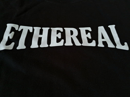 ETHEREAL OVERSIZE BLACK T-SHIRT