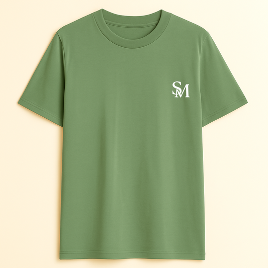 BASIC OVERSIZE PISTA GREEN T-SHIRT